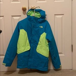 The north face 2 in 1 jacket ,Size boys 18-20